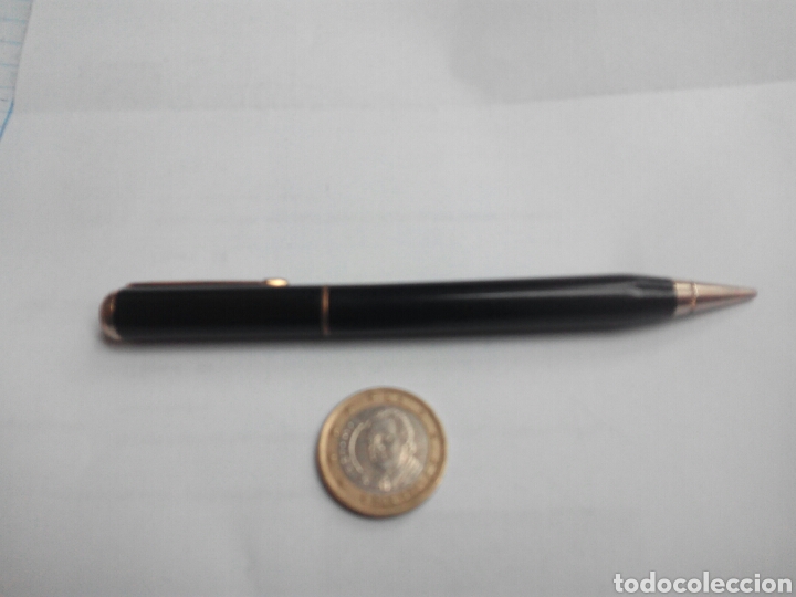 Escriban&iacute;a: Portaminas de celuloide y metal - Foto 2