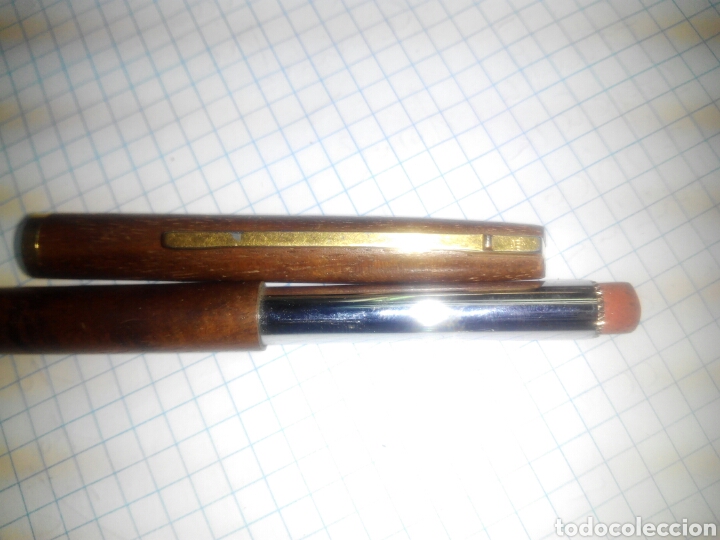 Escriban&iacute;a: Portaminas de madera y metal Hallmarck - Foto 3