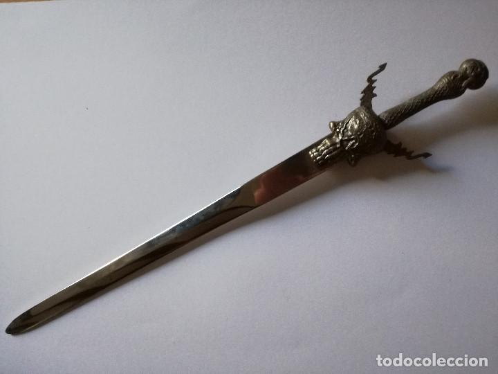 Escriban&iacute;a: ESPADA ABRECARTAS TERMINATOR - FABRICADA EN METAL - Foto 1