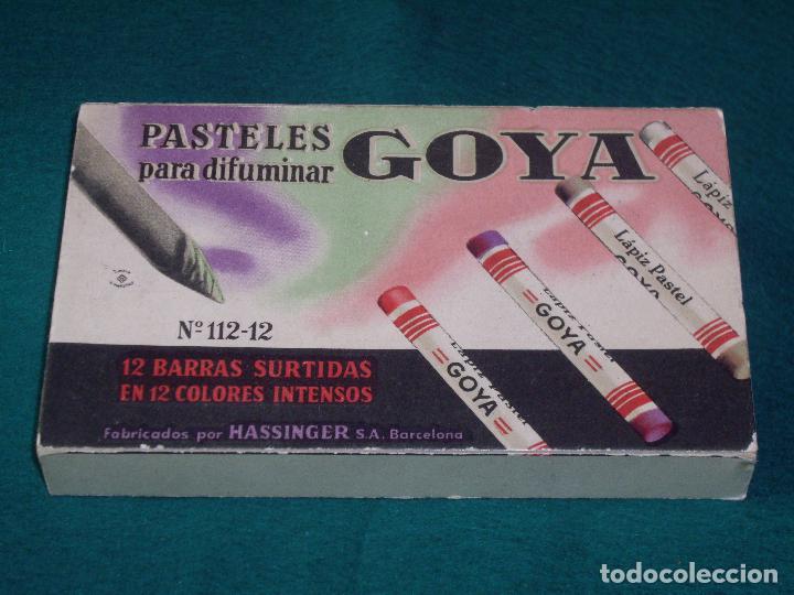 pinturas pastel para difuminar goya años 80 - Compra venta en todocoleccion