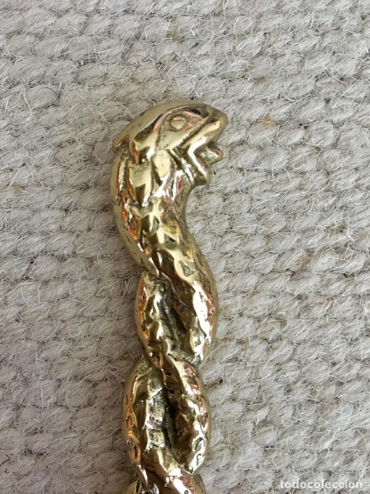 Escriban&iacute;a: ABRE CARTAS DORADO CON FORMA DE SERPIENTE - Foto 6