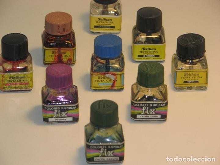 Escriban&iacute;a: LOTE DE TINTEROS PELIKAN Y FIX - Foto 2