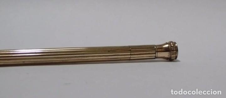 Escriban&iacute;a: Portaminas chapado en oro L: 9 cm - Foto 2