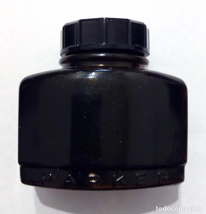 Escriban&iacute;a: TINTERO PARKER SUPER QUINK - PERMANENT BLACK INK - CON TINTA EN SU INTERIOR. - Foto 4