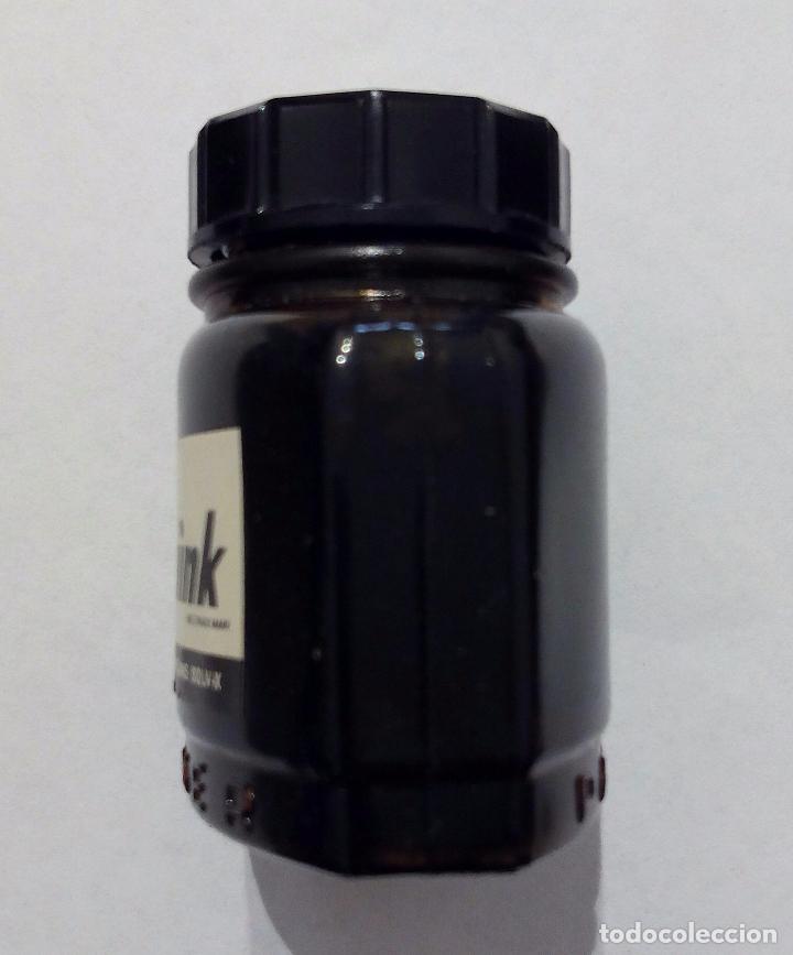 Escriban&iacute;a: TINTERO PARKER SUPER QUINK - PERMANENT BLACK INK - CON TINTA EN SU INTERIOR. - Foto 5