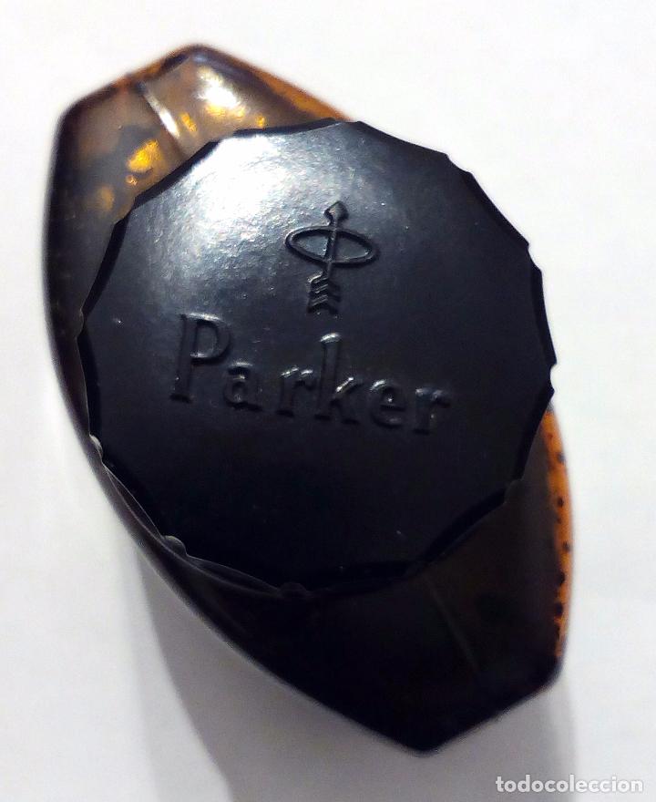 Escriban&iacute;a: TINTERO PARKER SUPER QUINK - PERMANENT BLACK INK - CON TINTA EN SU INTERIOR. - Foto 6