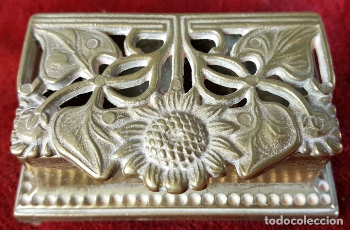 Escriban&iacute;a: TINTERO DE SOBREMESA EN BRONCE. PRINCIPIOS SIGLO XX. - Foto 7