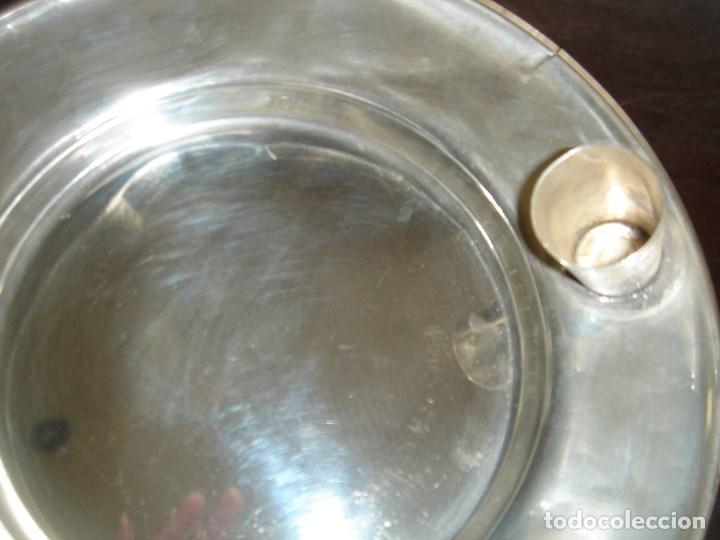 Escriban&iacute;a: muy antiguo tintero de escribano - Foto 3