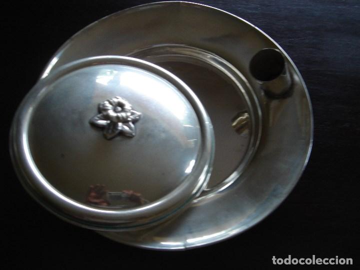 Escriban&iacute;a: muy antiguo tintero de escribano - Foto 4