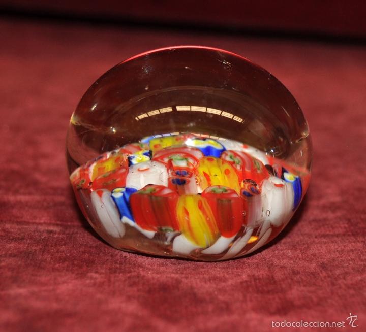 Escriban&iacute;a: PISAPAPELES EN CRISTAL DE LOS A&Ntilde;OS 20 - Foto 2