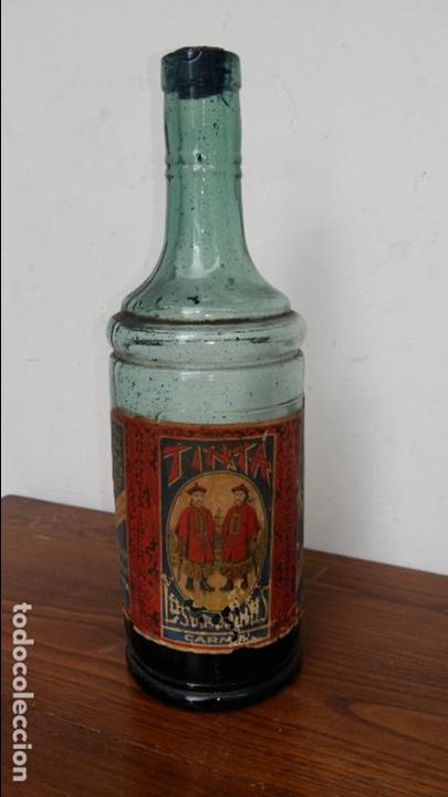 Escriban&iacute;a: BOTELLA CENTENARIA DE TINTA CHINA. 1 litro. - Foto 1