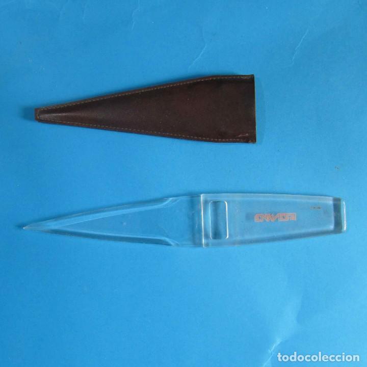 Escriban&iacute;a: ENWEST. ABRECARTAS DE PL&Aacute;STICO CON FUNDA - Foto 1
