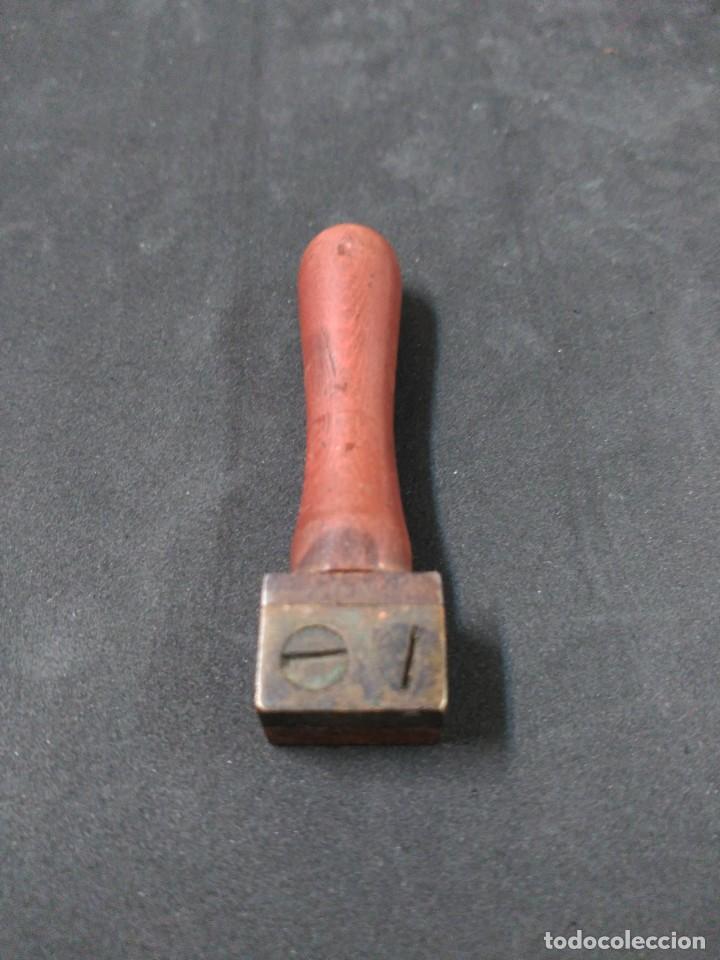 Escriban&iacute;a: MANGO DE SELLO DE LACRE, DE MADERA - Foto 6