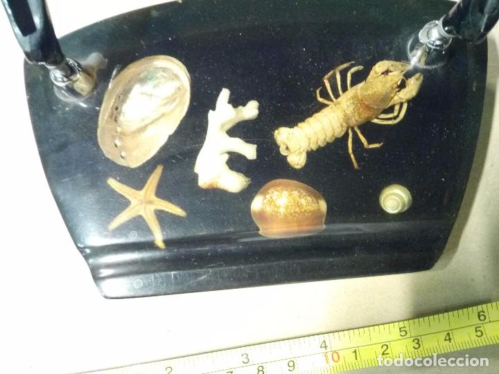 Escriban&iacute;a: Escribania de metacrilato con conchas y elementos marinos - Foto 2