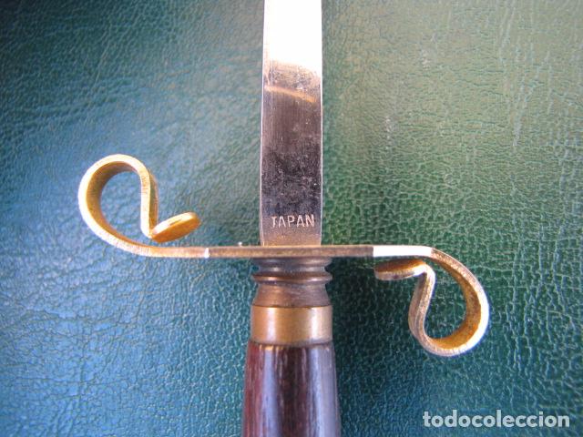 Escriban&iacute;a: Abrecartas en acero bronce y madera. Jap&oacute;n - Foto 3