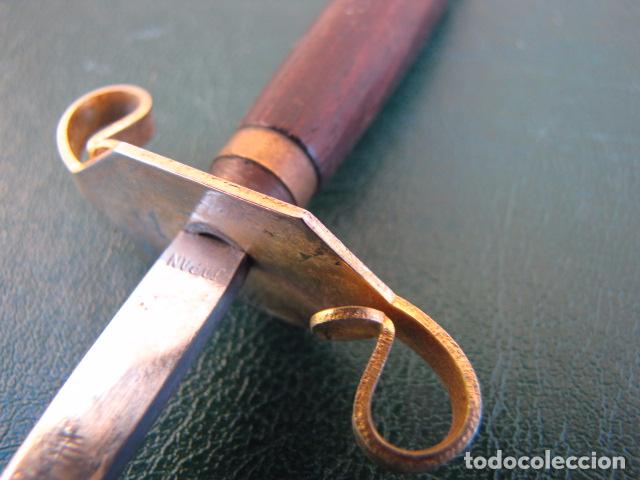 Escriban&iacute;a: Abrecartas en acero bronce y madera. Jap&oacute;n - Foto 4