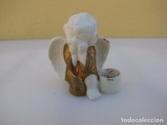 Escriban&iacute;a: Peque&ntilde;o tintero en biscuit. Angelito - Foto 1