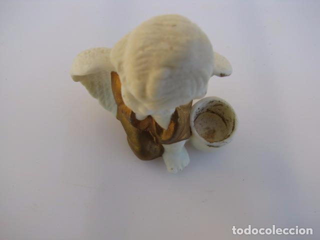 Escriban&iacute;a: Peque&ntilde;o tintero en biscuit. Angelito - Foto 2