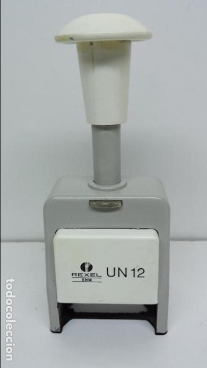 Escriban&iacute;a: ANTIGUO SELLO NUMERADOR AUTOM&Aacute;TICO - REXEL ENM - Foto 1