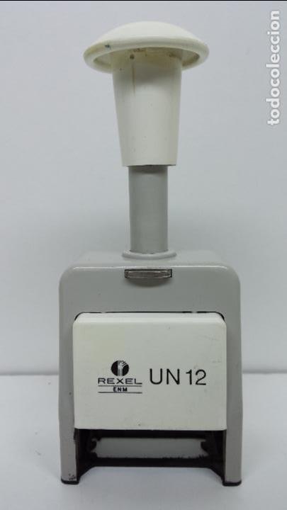 Escriban&iacute;a: ANTIGUO SELLO NUMERADOR AUTOM&Aacute;TICO - REXEL ENM - Foto 2