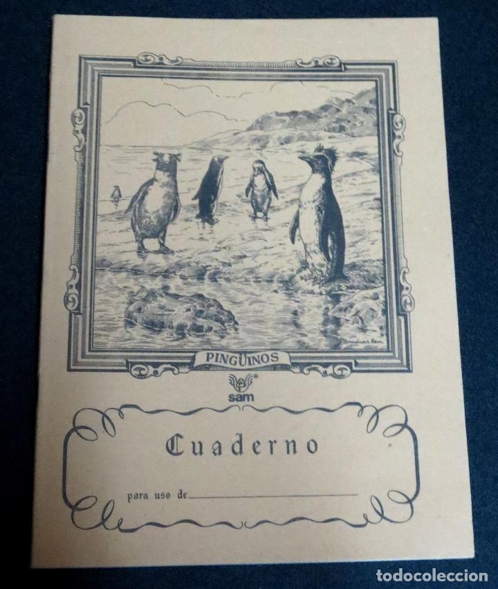 Escriban&iacute;a: CUADERNO ESCOLAR SAM PING&Uuml;INOS UNA RAYA NUEVO - Foto 1