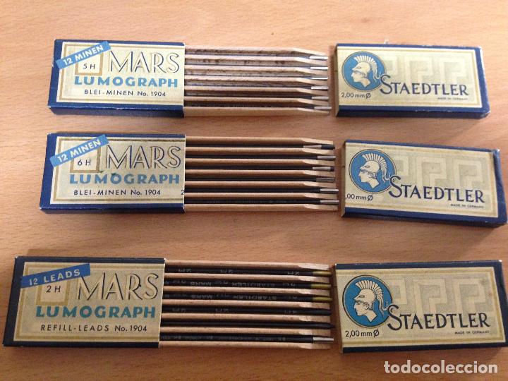 Escriban&iacute;a: Lumograph MARS Staedler 3 estuches de minas - Foto 1