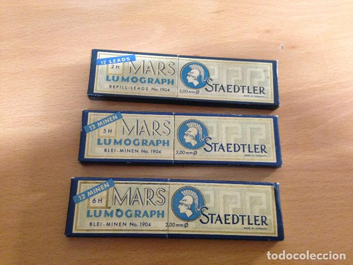 Escriban&iacute;a: Lumograph MARS Staedler 3 estuches de minas - Foto 2