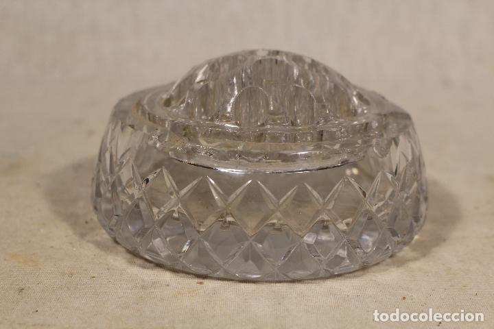 Escriban&iacute;a: expositor de boligrafos antiguo en cristal - Foto 2