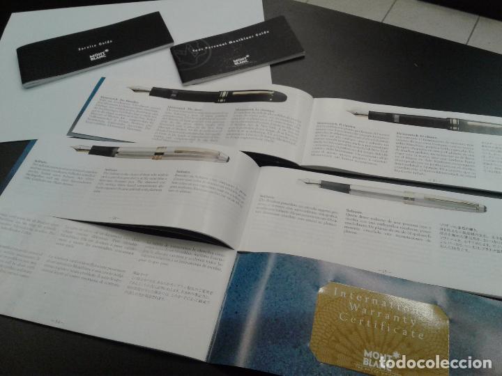 Escriban&iacute;a: Montblanc lote de certificado gu&iacute;a catalogo - Foto 1