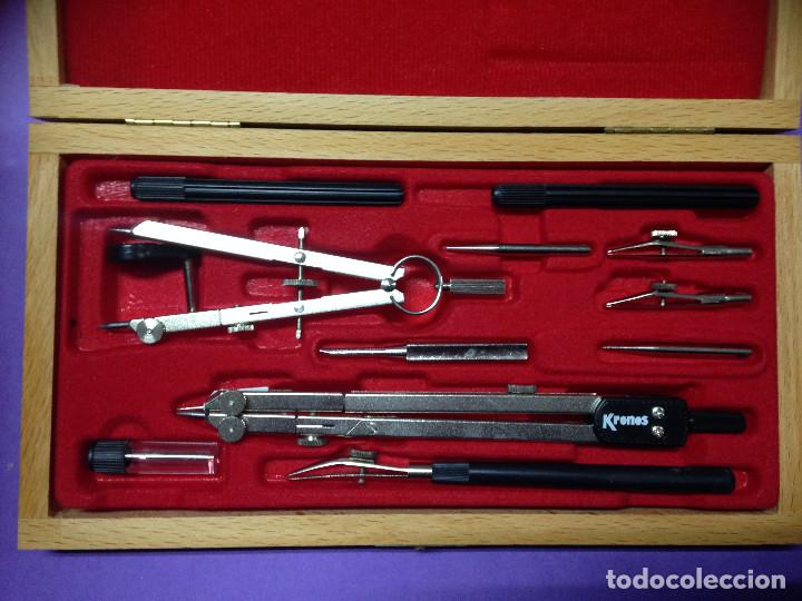 Escriban&iacute;a: conjunto compas y accesorios marca kronos 510 - Foto 1