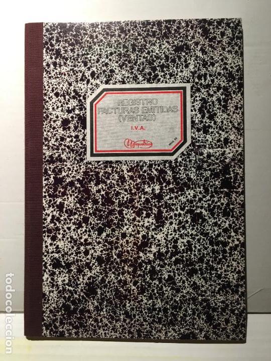 Escriban&iacute;a: LIBRO DE REGISTRO DE FACTURAS A&Ntilde;OS 80 - Foto 1