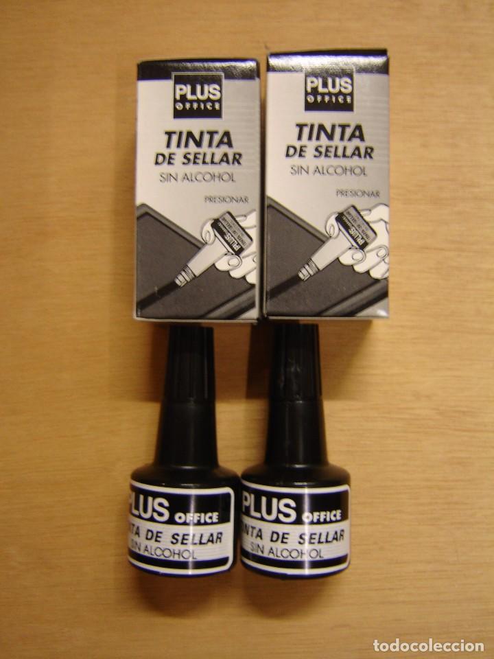 Escriban&iacute;a: Tinta tamp&oacute;n negra (2 Uds) - Plus Office - Foto 1