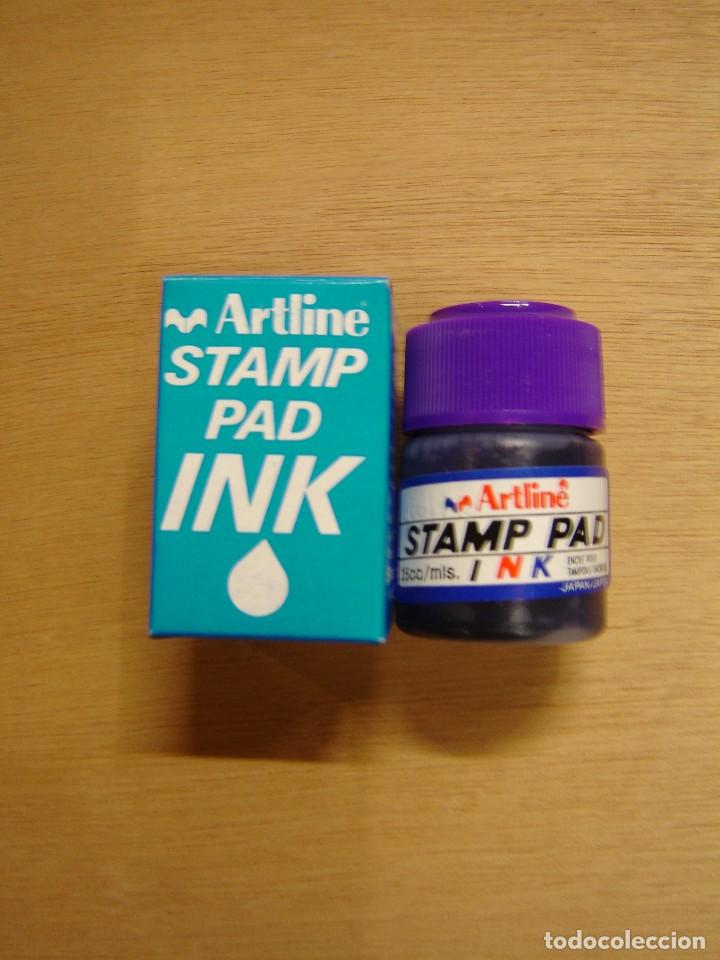 Escriban&iacute;a: Tinta tamp&oacute;n Violeta - Artline - Foto 1
