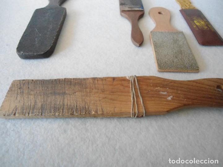 Escriban&iacute;a: LOTE DE ANTIGUOS AFILALAPICES DE MANO - Foto 5