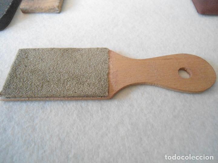 Escriban&iacute;a: LOTE DE ANTIGUOS AFILALAPICES DE MANO - Foto 8