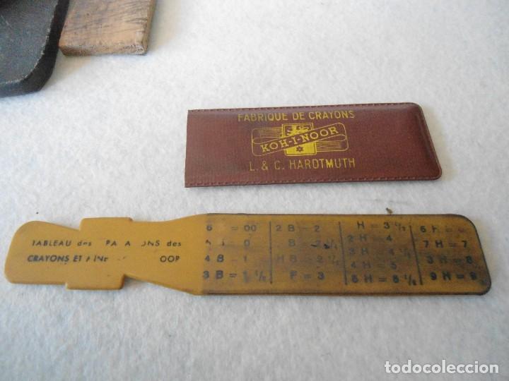 Escriban&iacute;a: LOTE DE ANTIGUOS AFILALAPICES DE MANO - Foto 12