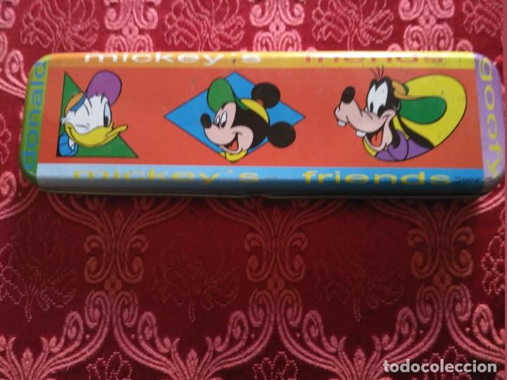 Escriban&iacute;a: plumier en lata disney con dos compartimentos - Foto 1