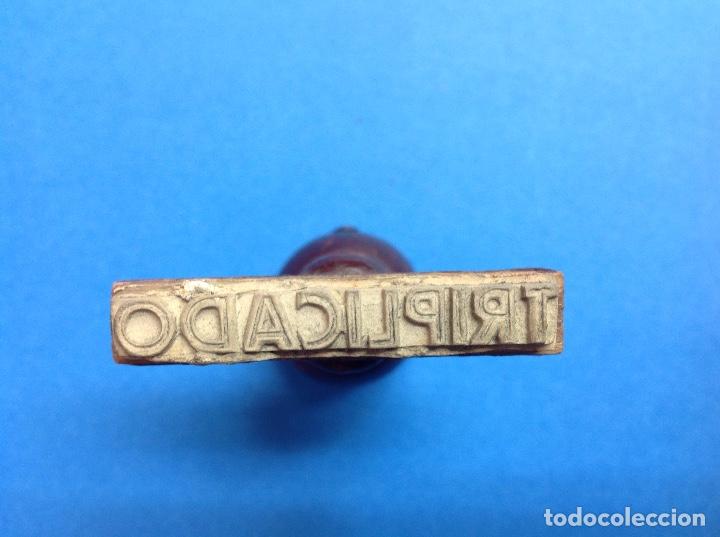 Escriban&iacute;a: SELLO TRIPLICADO caucho - Foto 1
