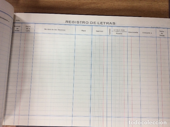 Escriban&iacute;a: Registro de letras de cambio - Foto 2