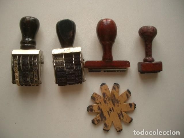 Escriban&iacute;a: lote de antiguos tampones - Foto 1