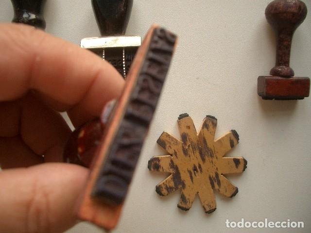 Escriban&iacute;a: lote de antiguos tampones - Foto 2