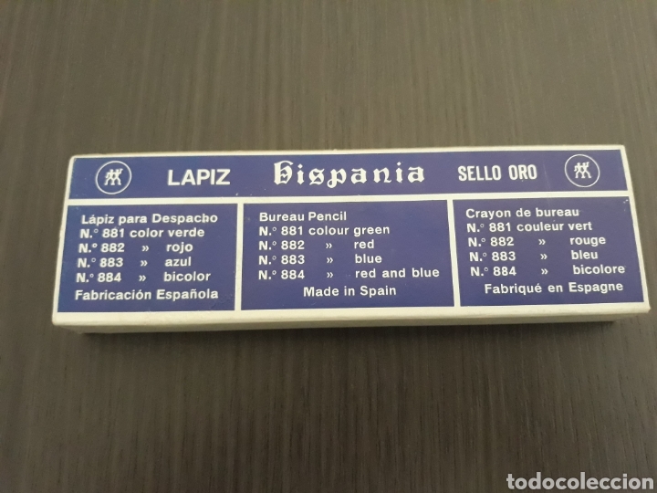 Escriban&iacute;a: Caja Antigua Lapiceros / Lapices HISPANIA - Foto 8