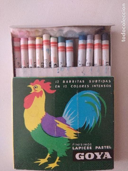 Escriban&iacute;a: CAJA 12 LAPCES PASTEL GOYA. - Foto 2