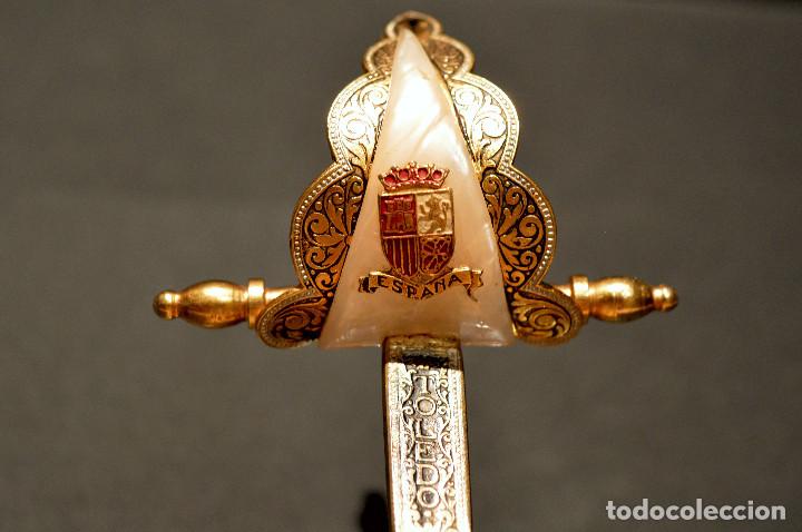 Escriban&iacute;a: ABRECARTAS ESPADA TOLEDO ESCUDO ESPA&Ntilde;A - Foto 3