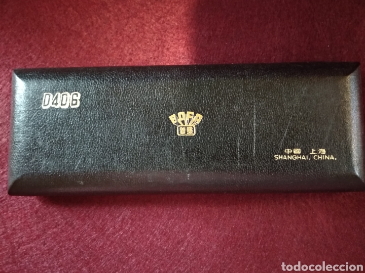 Escriban&iacute;a: Antiguo estuche caja de compas BOFA D406. - Foto 4