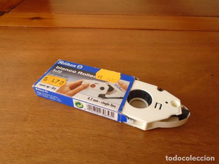 Escriban&iacute;a: VINTAGE CORRECTOR PELIKAN ROLLER BLANCO - Foto 4