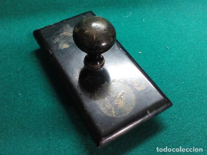 Escriban&iacute;a: PORTASECANTE ANTIGUO DE MADERA - Foto 1