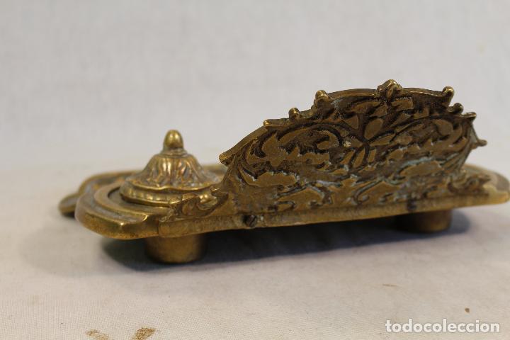 Escriban&iacute;a: escribania - tinteros en bronce - Foto 3