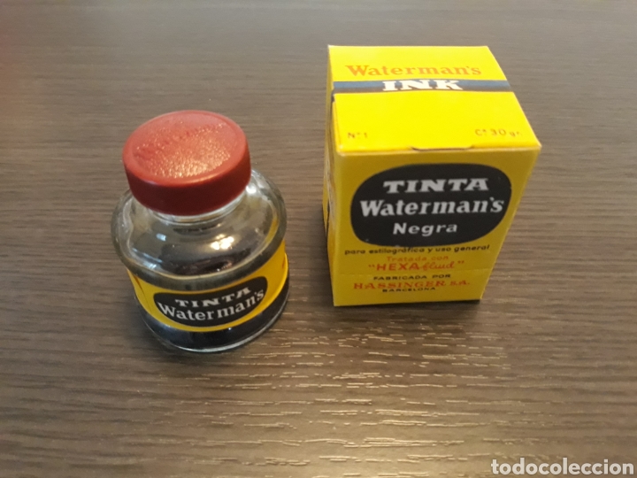 Escriban&iacute;a: Antiguo Tintero WATERMAN N&deg;1 - Foto 1
