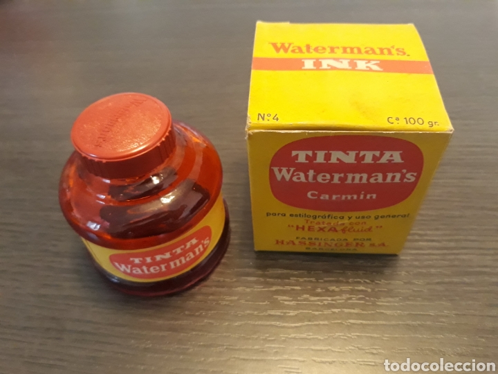 Escriban&iacute;a: Antiguo Tintero WATERMAN N&deg;4 - Foto 1